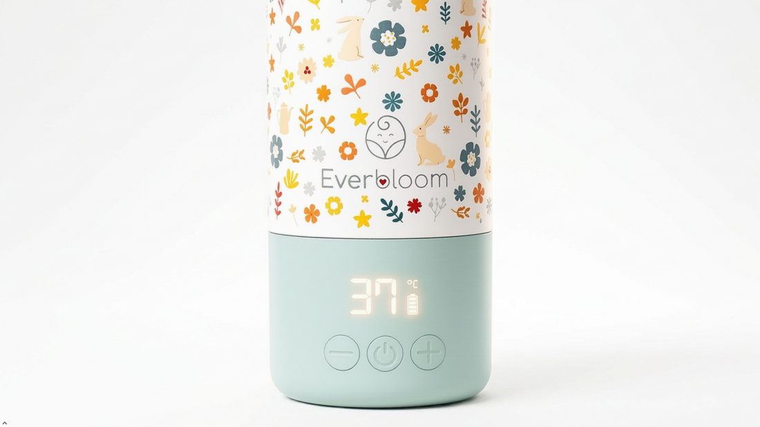 Warm & Go Everbloom sur fond blanc, écran affichant 37 °C