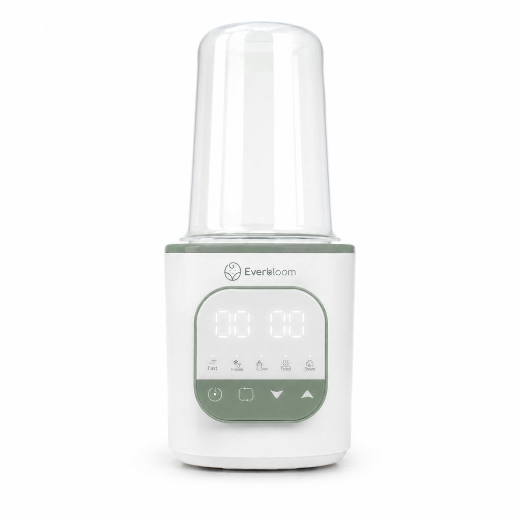 Warm & Grow Everbloom — vue de face avec cloche, studio fond blanc